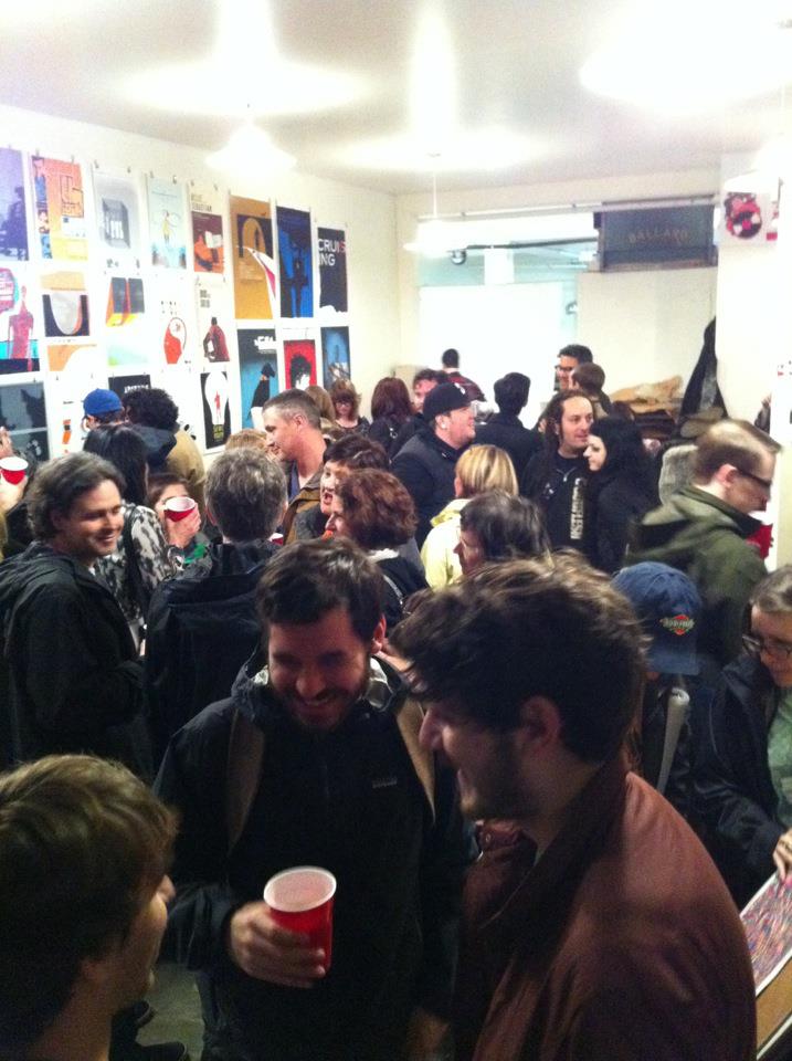 112 PrintWorks opening night crowd