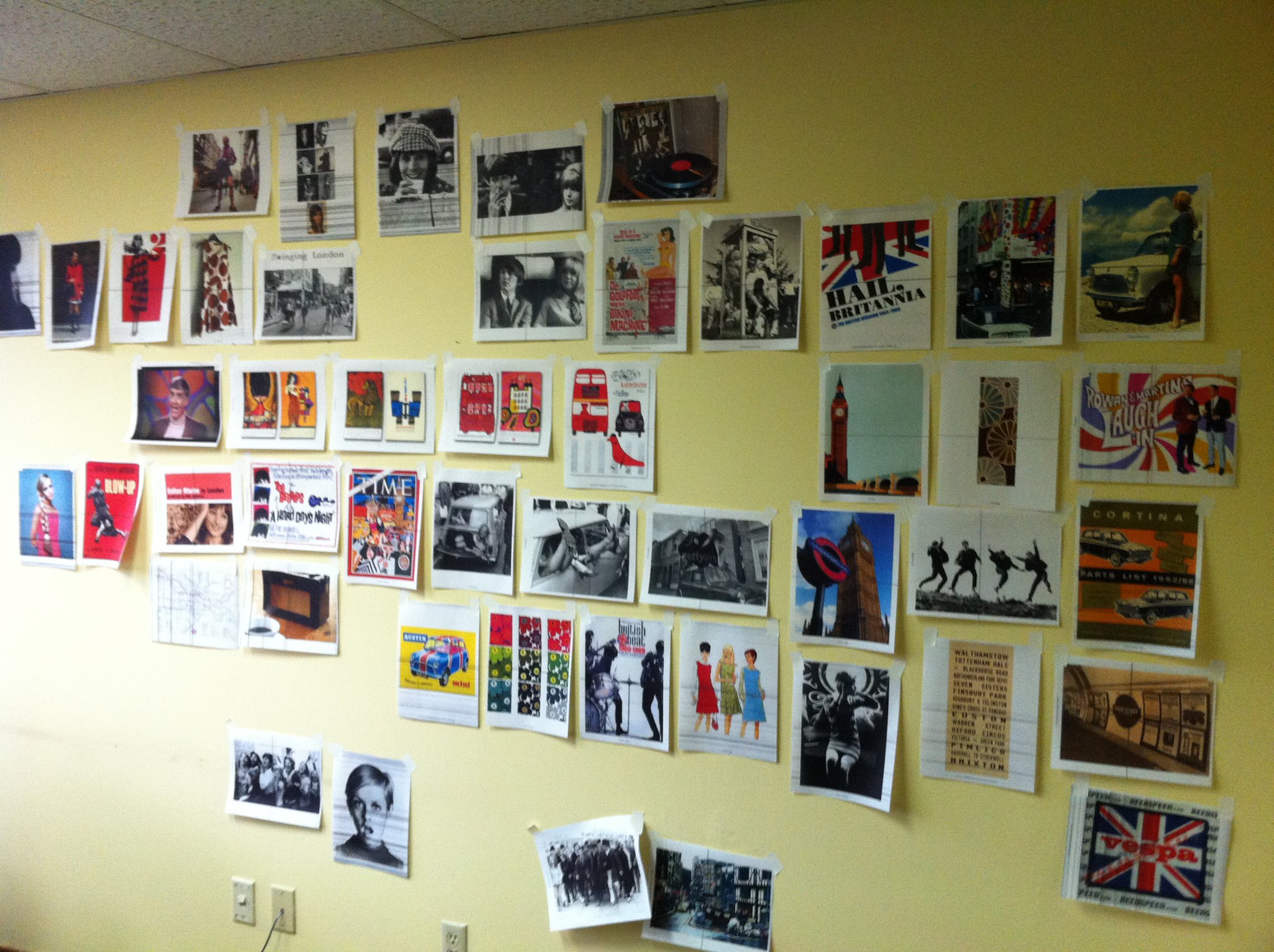 British Invasion concept wall at Arscentia, 2011